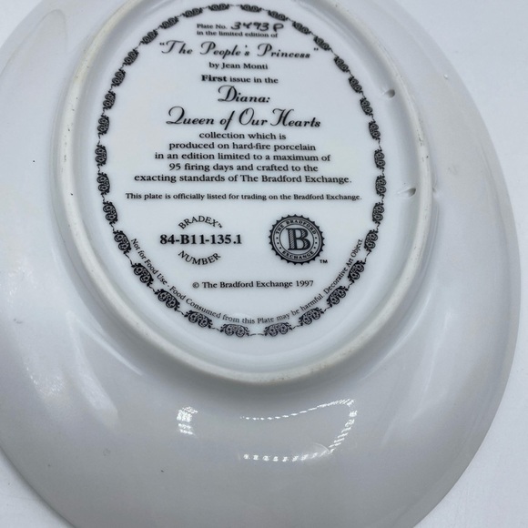 Bradford Exchange Princess Of Wales Diana collector plates Queen Vintage Set 3 - Picture 7 of 9